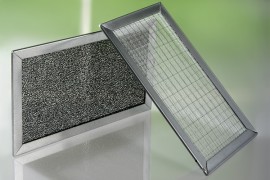Filtri per fancoil in poliuretano e pvc a nido d'ape