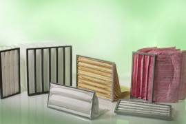 Produzione e vendita di Filtri a tasche per cabine di verniciatura